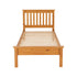 Monaco 3FT Bed Low Foot End - Antique Pine